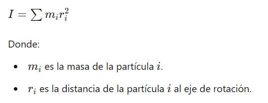 Momento de Inercia