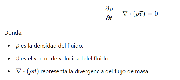 Ecuaciones Diferenciales de Continuidad