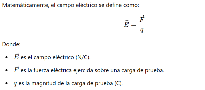 Campo eléctrico