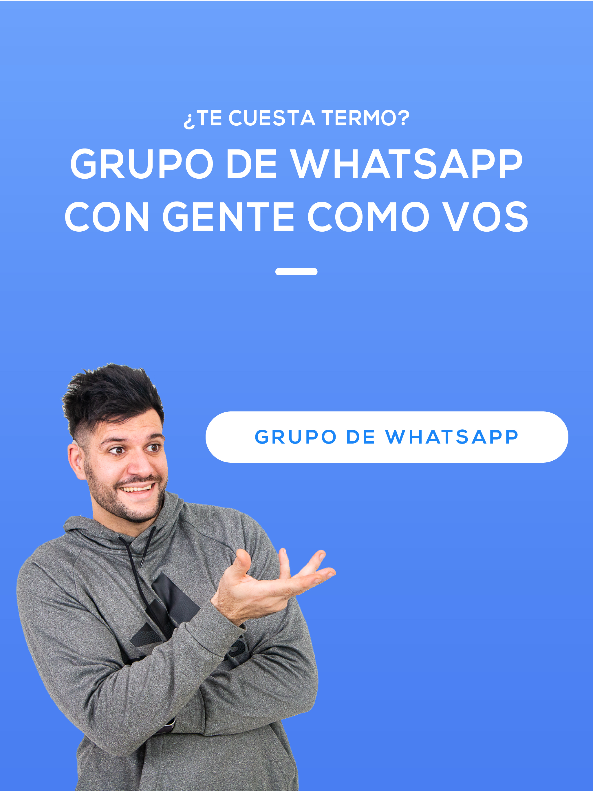 Sumate a Whatsapp gratis!