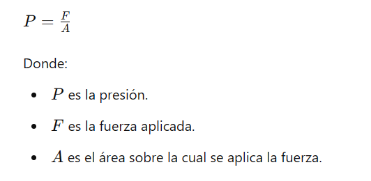 Definición de Presión
