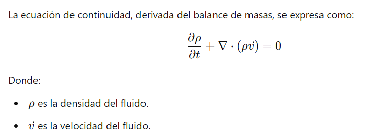 Balance de Masas