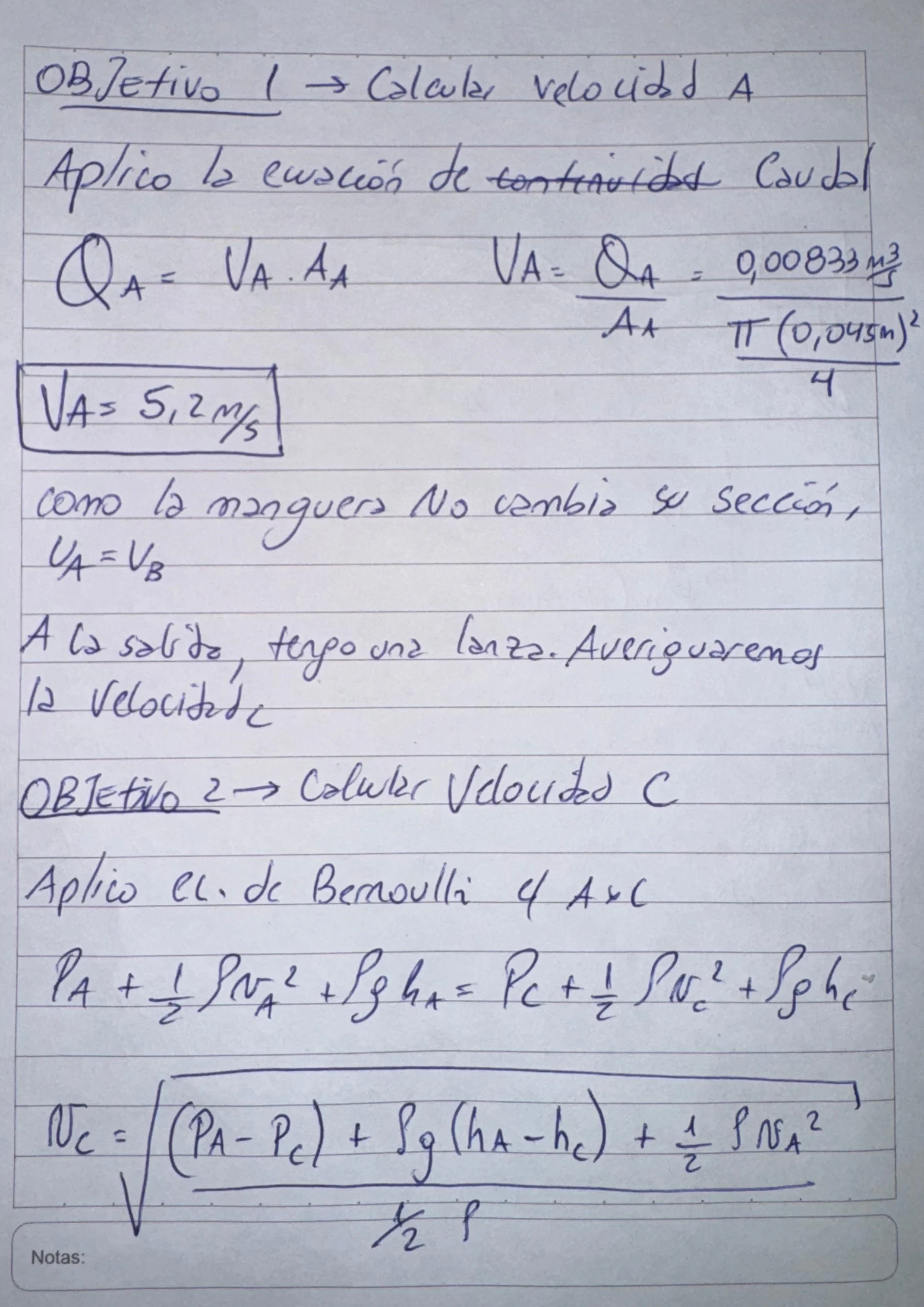 Hoja 2 de Parcial resuelto de Fluidos