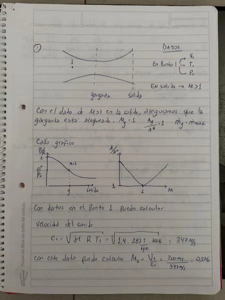 Hoja 1 de Parcial resuelto de Flujo Compresible