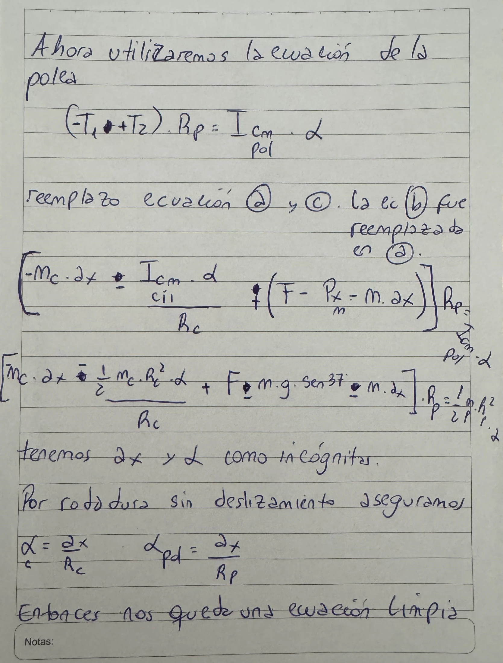 Hoja 4 de Parcial resuelto de Cuerpo Rígido y Rototraslación