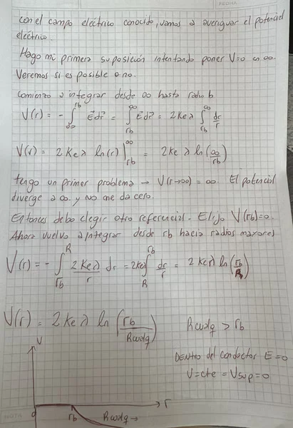 Hoja 2 de Parcial resuelto de Potencial Eléctrico