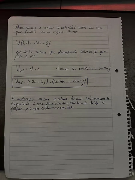 Hoja 2 de Parcial resuelto de Análisis Diferencial